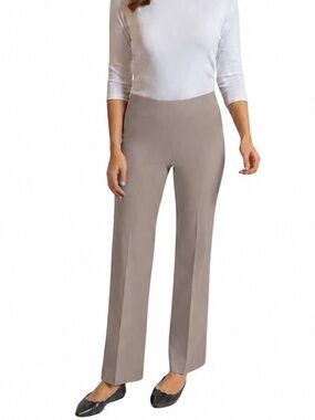 Peace of Cloth Cream Slim Tapered Dress Pants